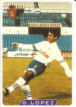 1995-96 Mundicromo Sport Las Fichas de La Liga - Ultima Hora #119 G. Lopez Front