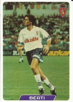 1995-96 Mundicromo Sport Las Fichas de La Liga - Ultima Hora #120 Berti Front