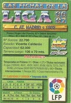 1996-97 Mundicromo Sport Las Fichas de La Liga #1 Escudo Back