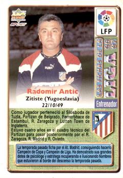 1996-97 Mundicromo Sport Las Fichas de La Liga #2 Radomir Antic Back