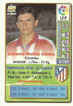 1996-97 Mundicromo Sport Las Fichas de La Liga #5 Toni Back