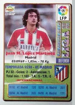 1996-97 Mundicromo Sport Las Fichas de La Liga #7 Lopez Back
