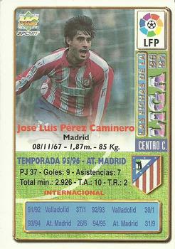 1996-97 Mundicromo Sport Las Fichas de La Liga #13 Caminero Back