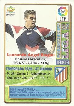 1996-97 Mundicromo Sport Las Fichas de La Liga #16 Biagini Back
