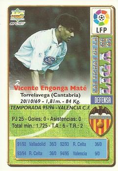 1996-97 Mundicromo Sport Las Fichas de La Liga #25 Engonga Back