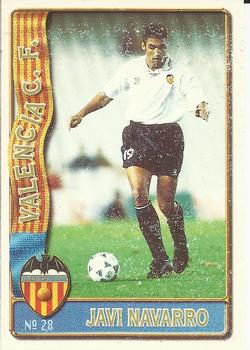 1996-97 Mundicromo Sport Las Fichas de La Liga #28b Javi Navarro Front