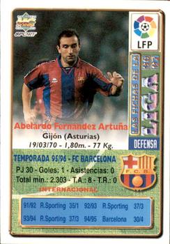 1996-97 Mundicromo Sport Las Fichas de La Liga #41 Abelardo Back