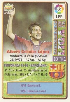 1996-97 Mundicromo Sport Las Fichas de La Liga #46b Celades Back