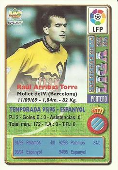 1996-97 Mundicromo Sport Las Fichas de La Liga #58 Raul Back