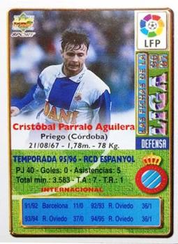 1996-97 Mundicromo Sport Las Fichas de La Liga #59a Cristobal Back