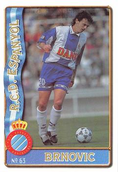 1996-97 Mundicromo Sport Las Fichas de La Liga #63 Brnovic Front