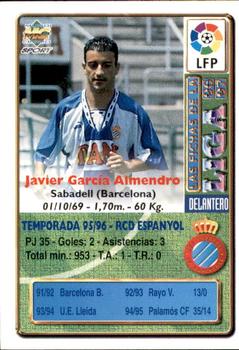 1996-97 Mundicromo Sport Las Fichas de La Liga #69 Javi Back
