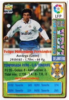 1996-97 Mundicromo Sport Las Fichas de La Liga #87 Felipe Back