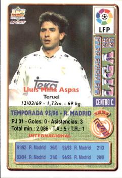1996-97 Mundicromo Sport Las Fichas de La Liga #105 Milla Back