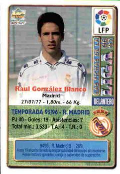1996-97 Mundicromo Sport Las Fichas de La Liga #107 Raul Back