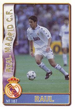1996-97 Mundicromo Sport Las Fichas de La Liga #107 Raul Front