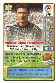 1996-97 Mundicromo Sport Las Fichas de La Liga #111 Alberto Back