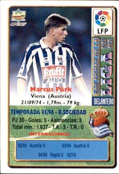 1996-97 Mundicromo Sport Las Fichas de La Liga #123a Purk Back
