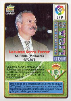 1996-97 Mundicromo Sport Las Fichas de La Liga #128 Serra Ferrer Back
