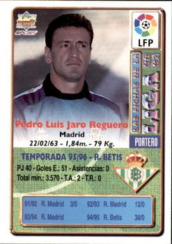 1996-97 Mundicromo Sport Las Fichas de La Liga #129 Jaro Back
