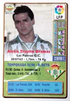 1996-97 Mundicromo Sport Las Fichas de La Liga #134 Alexis Back