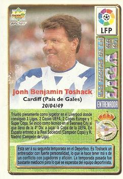 1996-97 Mundicromo Sport Las Fichas de La Liga #146 Toshack Back