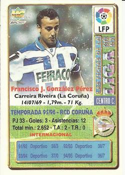 1996-97 Mundicromo Sport Las Fichas de La Liga #155 Fran Back
