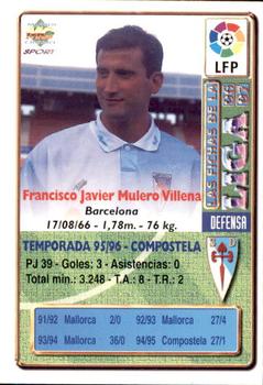 1996-97 Mundicromo Sport Las Fichas de La Liga #168 Villena Back