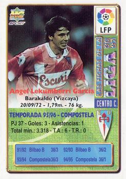 1996-97 Mundicromo Sport Las Fichas de La Liga #171 Lekumberri Back