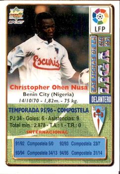1996-97 Mundicromo Sport Las Fichas de La Liga #180 Ohen Back