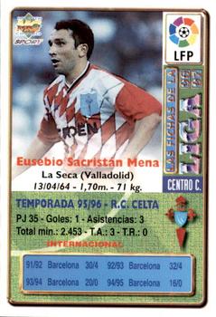 1996-97 Mundicromo Sport Las Fichas de La Liga #190 Eusebio Back