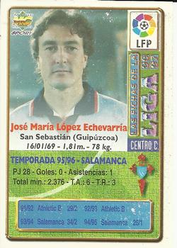1996-97 Mundicromo Sport Las Fichas de La Liga #191b Josema Back