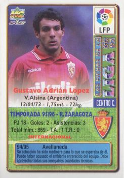 1996-97 Mundicromo Sport Las Fichas de La Liga #215 G. Lopez Back