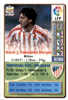 1996-97 Mundicromo Sport Las Fichas de La Liga #221a Oskar Tabuenka Back
