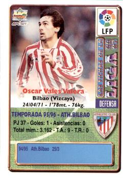 1996-97 Mundicromo Sport Las Fichas de La Liga #225 Oscar Vales Back