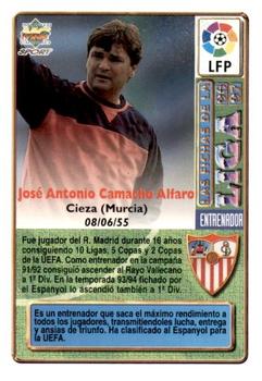 1996-97 Mundicromo Sport Las Fichas de La Liga #236 Camacho Back