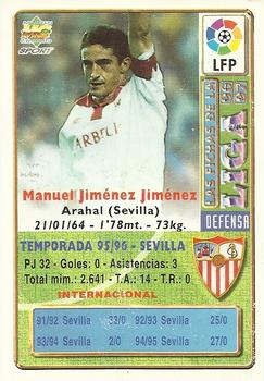 1996-97 Mundicromo Sport Las Fichas de La Liga #239 Jimenez Back