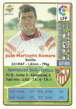 1996-97 Mundicromo Sport Las Fichas de La Liga #241 Martagon Back