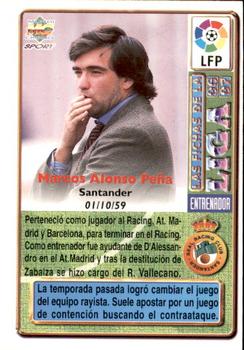 1996-97 Mundicromo Sport Las Fichas de La Liga #290 Marcos Back