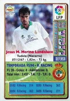 1996-97 Mundicromo Sport Las Fichas de La Liga #294 Merino Back