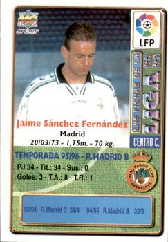 1996-97 Mundicromo Sport Las Fichas de La Liga #301 Jaime Back
