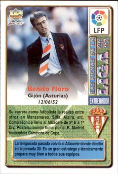 1996-97 Mundicromo Sport Las Fichas de La Liga #308 Floro Back