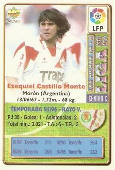1996-97 Mundicromo Sport Las Fichas de La Liga #335 E. Castillo Back