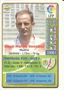 1996-97 Mundicromo Sport Las Fichas de La Liga #338 Martin Gonzalez Back