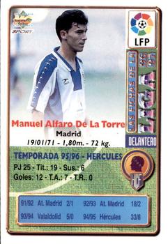 1996-97 Mundicromo Sport Las Fichas de La Liga #354 Alfaro Back