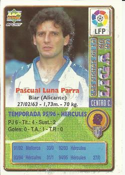 1996-97 Mundicromo Sport Las Fichas de La Liga #359 Parra Back