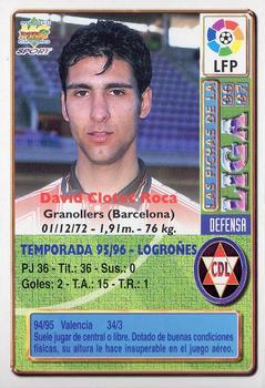 1996-97 Mundicromo Sport Las Fichas de La Liga #367 Clotet Back