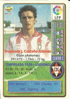 1996-97 Mundicromo Sport Las Fichas de La Liga #370 Castano Back