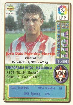 1996-97 Mundicromo Sport Las Fichas de La Liga #378 Morales Back