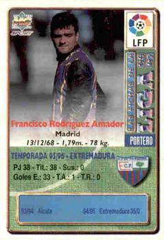 1996-97 Mundicromo Sport Las Fichas de La Liga #381 Amador Back